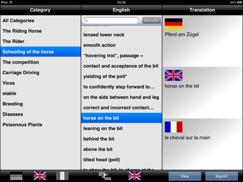 Wörterbuch Pferdesport iPad screenshot 2