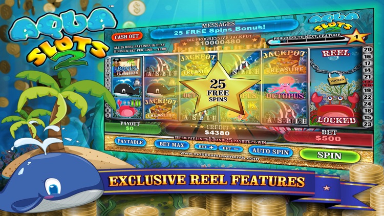Aqua Slots 2 Treasure Island screenshot-3