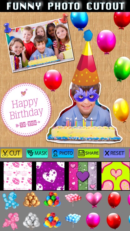 Happy Birthday Frame + Collage