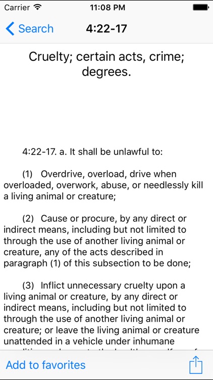 NJLaw - Title 4 - Agriculture / Domestic Animals screenshot-3