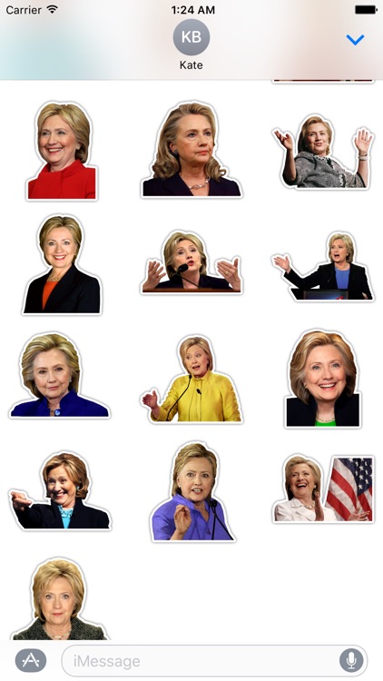 HILLARY CLINTON STICKERS - USA ELECTION SUPPORT