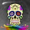 Halloween & Sugar Skull Coloring Book For Adults