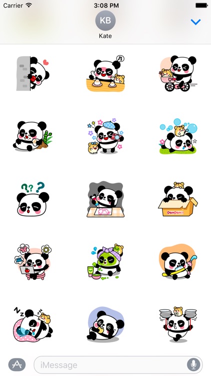Pandi Loves Hami Stickers