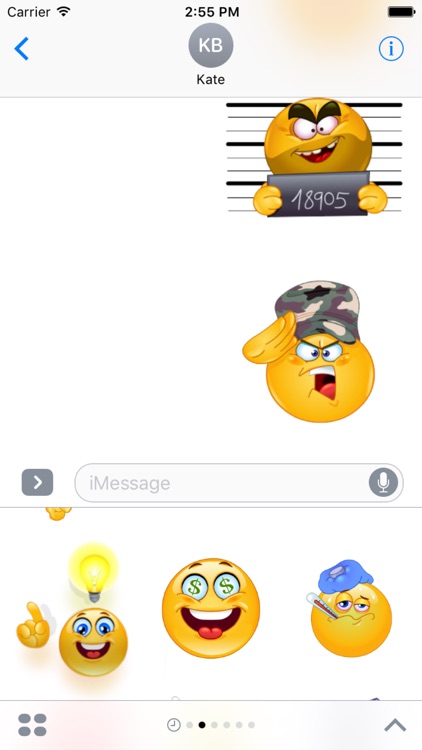 Emoji Cute Stickers for iMessage screenshot-3