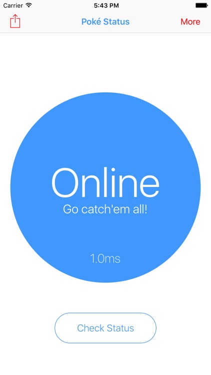 Poke Status - Server status checker for Pokémon GO