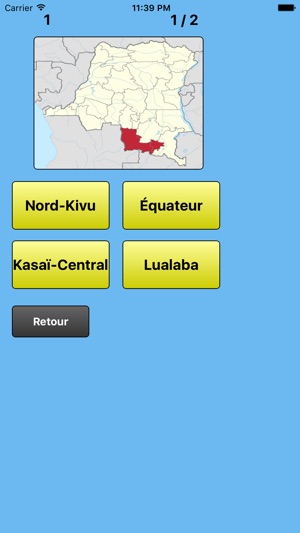 Provinces de la République démocratique 