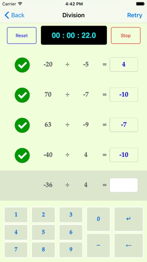 Negative Number Division(圖1)-速報App