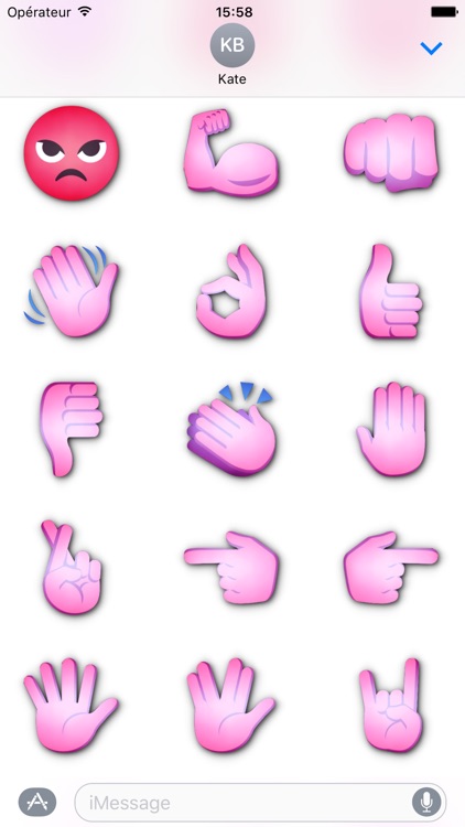 PINK Emoji • Stickers for iMessage screenshot-3