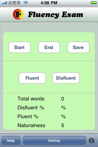 FluencyExam screenshot 2