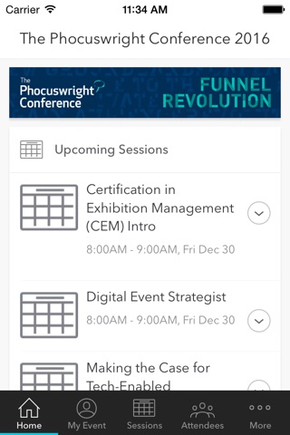 Phocuswright Events screenshot 2