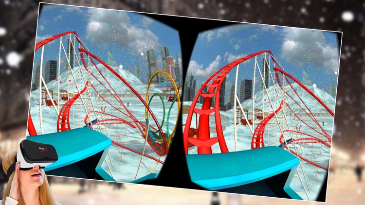 VR Top New Modern Tourist Roller Coaster 3D Pro screenshot-4