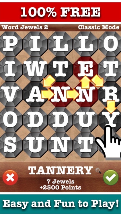 Word Jewels® 2 Wordsearch Crossword Puzzle Game!