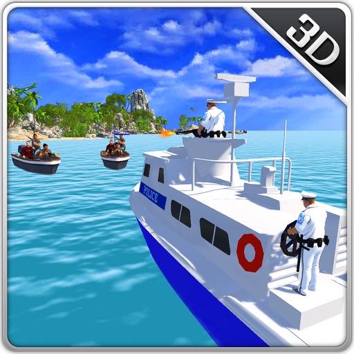 Navy Police Motor Boat Attack – Naval War game iOS App