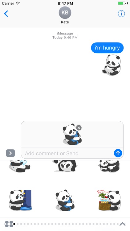 Baby Panda Sticker screenshot-3