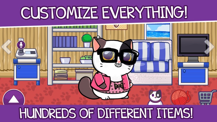 Mimitos Virtual cat with minigames screenshot-4