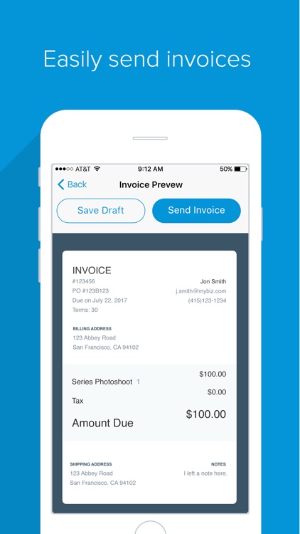 Flint - Accept Cards, No Dongles. Invoicing.