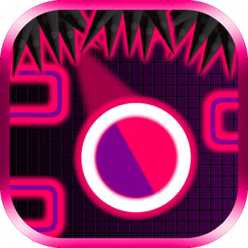 Pink Glow Fall Down iOS App
