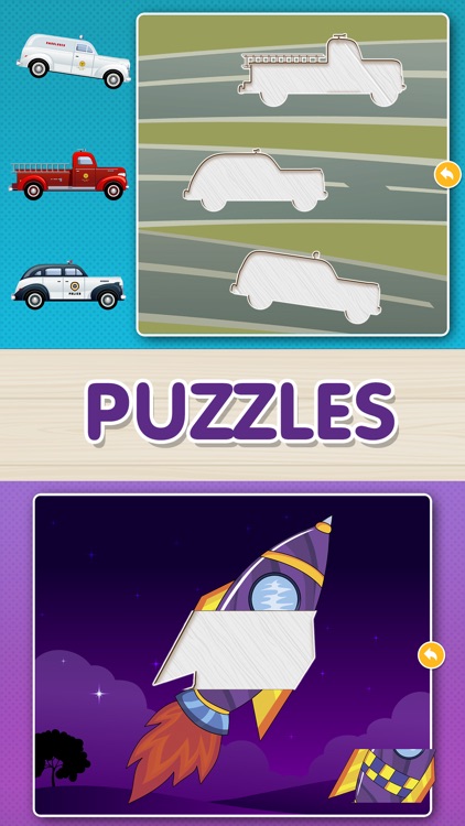 Toddler Kids Game: Boys Puzzle