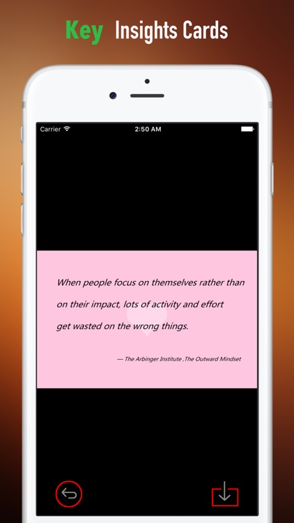 Quick Wisdom from The Outward Mindset screenshot-3