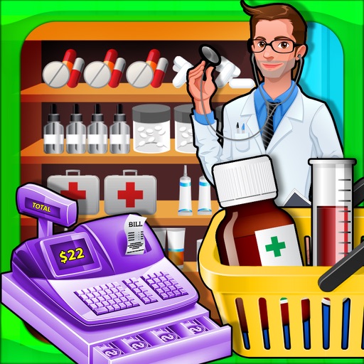 Supermarket Drugstore Cashier - Cash register Sim iOS App