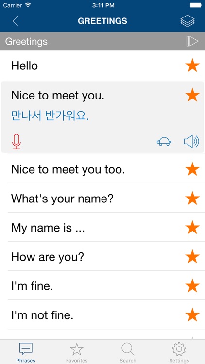 Learn Korean Phrases & Words