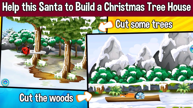 Santa's Christmas Treehouse Builder