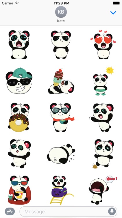 Kute Panda Sticker