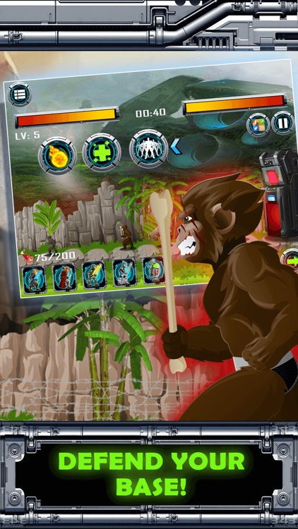 Star Commander vs Apes – Castle Defense Games Pro