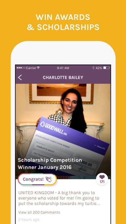 Goodwall - Social network for high school students