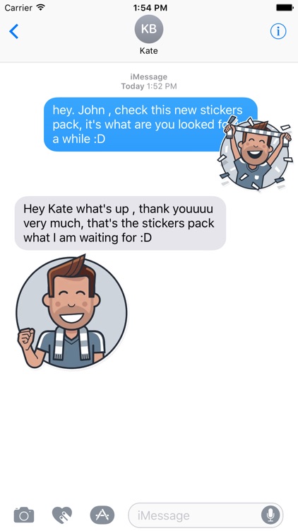 Soccer Fans Emoji Stickers - for iMessage