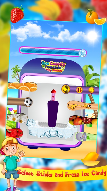 Ice Candy and Popsicle Maker