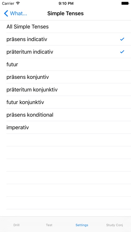 Verben - German Verb Trainer screenshot-4