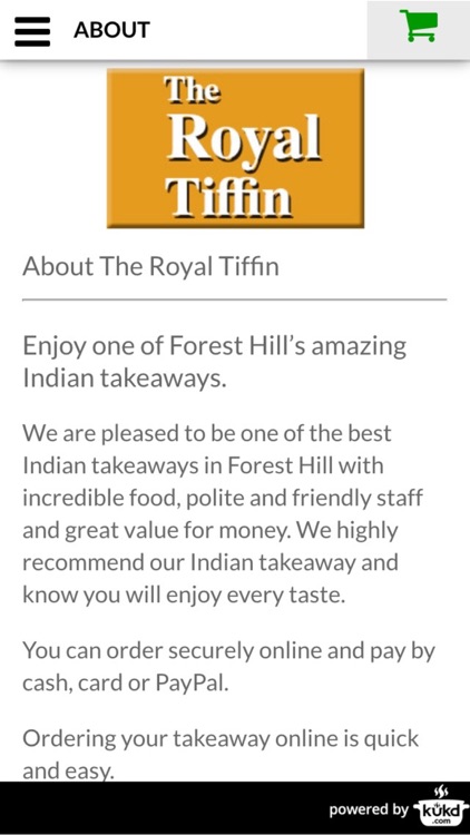 The Royal Tiffin Indian Takeaway screenshot-3