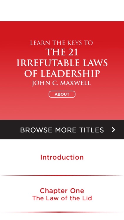The 21 Irrefutable Laws Of Leadership Meditation