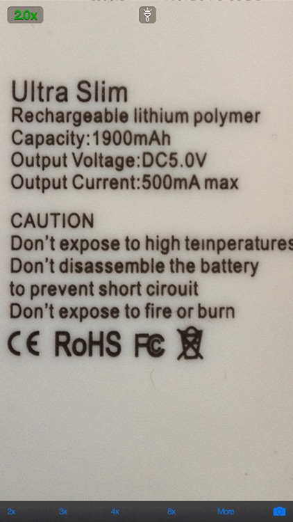 iMagnifier - Magnifying Glass Flashlight screenshot-3