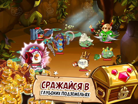 Скриншот из Angry Birds Epic RPG