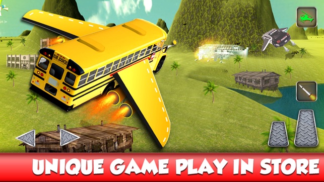 Flying School Bus Simulator: Extreme Flight Pilot(圖1)-速報App