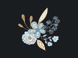 Elegant Floral - Decorate Your Text for iMessage