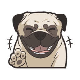 Pug Dog Sticker