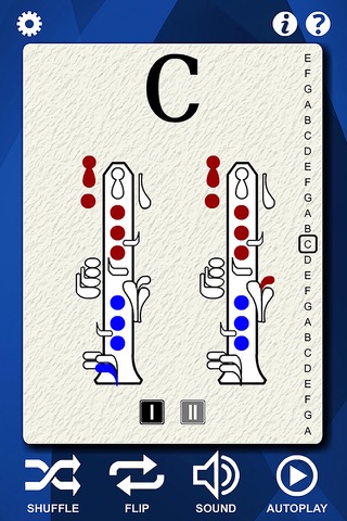 Clarinet Flash Cards screenshot 2