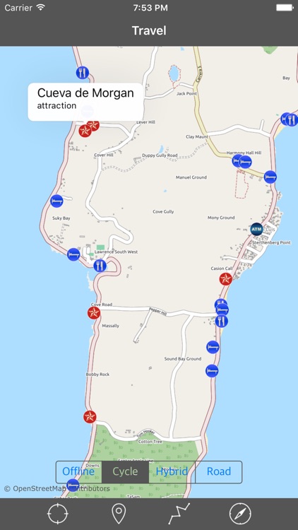 SAN ANDRES ISLAND – GPS Travel Map Offline Navigator