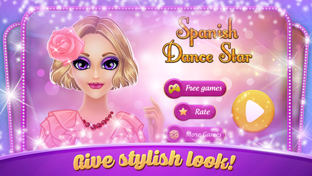 Spanish Dance Star Makeup: Fashion game 