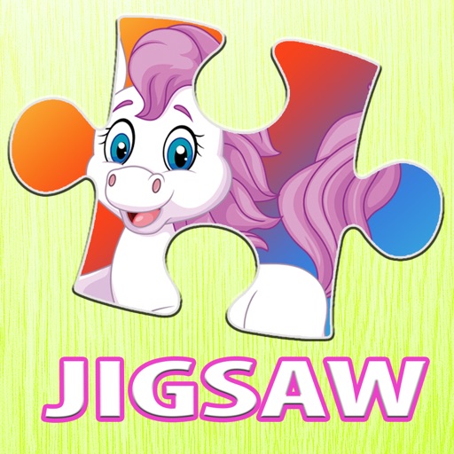 Cartoon Puzzle Pony Jigsaw Puzzles Box For Kids