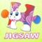 Cartoon jigsaw puzzle free game for toddler, kids, boy, girl or children