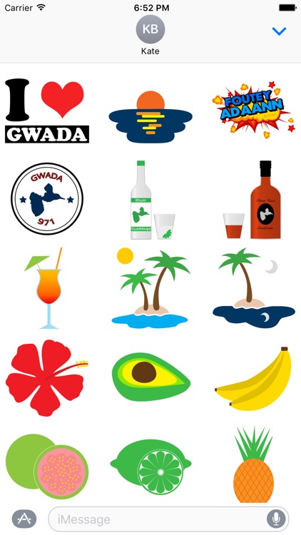 GwadaMoji - Guadeloupe Stickers