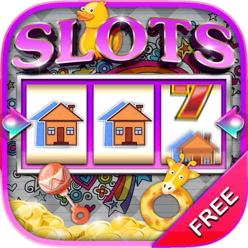 Slots Machine Casino Poker for Easy Draw with Kids Icon