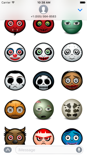 Halloween Face Emoji - Sticker(圖2)-速報App