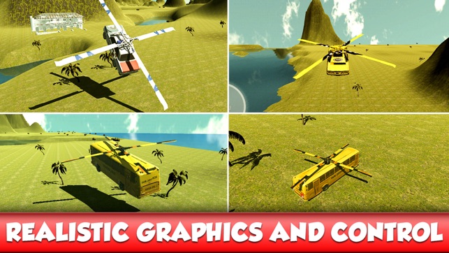 Flying Stunt Bus Driver : Auto Pilot Simulator(圖5)-速報App