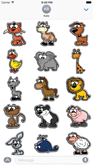 Cartoon Animal Stickers(圖2)-速報App