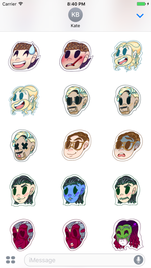 Heroes and Villains Stickers(圖1)-速報App